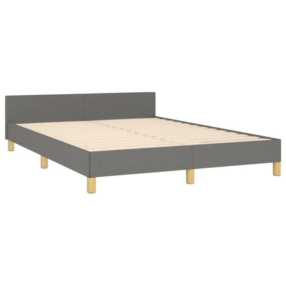 Giroletto senza Materasso Grigio Scuro 140x200 cm Tessuto