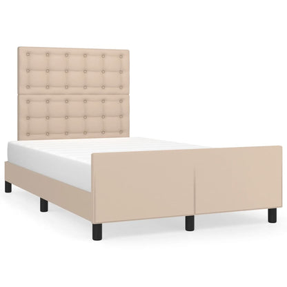 Giroletto con Testiera Cappuccino 120x200 cm in Similpelle