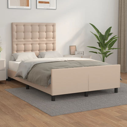 Giroletto con Testiera Cappuccino 120x200 cm in Similpelle