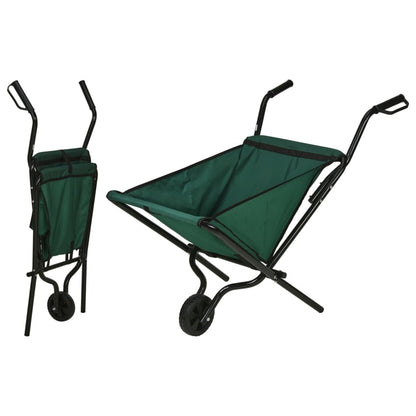 ProGarden Carriola Pieghevole Verde e Nera