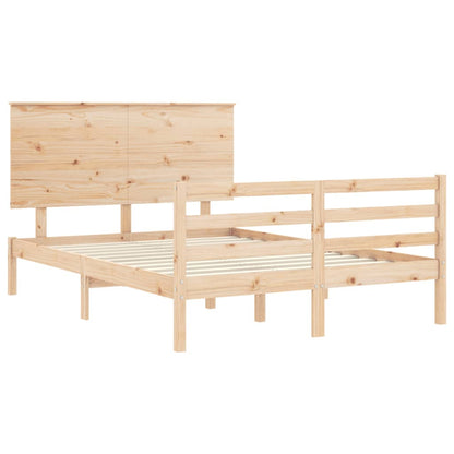 Giroletto con Testiera 140x190 cm in Legno Massello