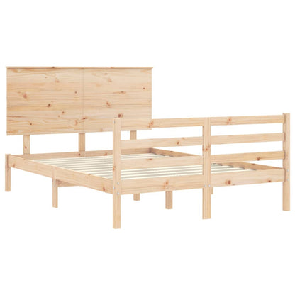 Giroletto con Testiera 140x200 cm in Legno Massello
