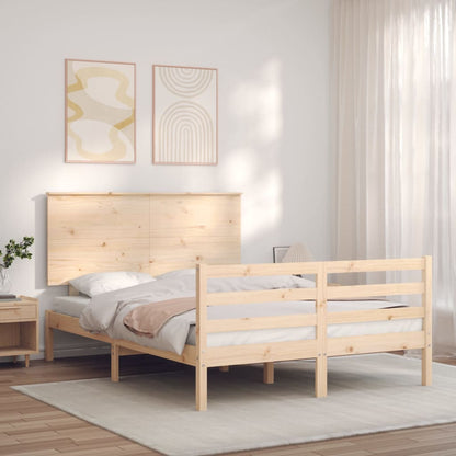 Giroletto con Testiera 140x200 cm in Legno Massello