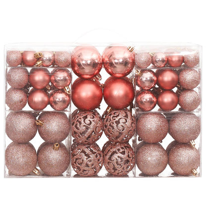 Palline di Natale 100 pz Rosa e Rosato 3 / 4 / 6 cm