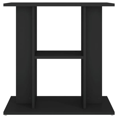 Supporto per Acquario 60x30x60 cm in Legno Multistrato Nero