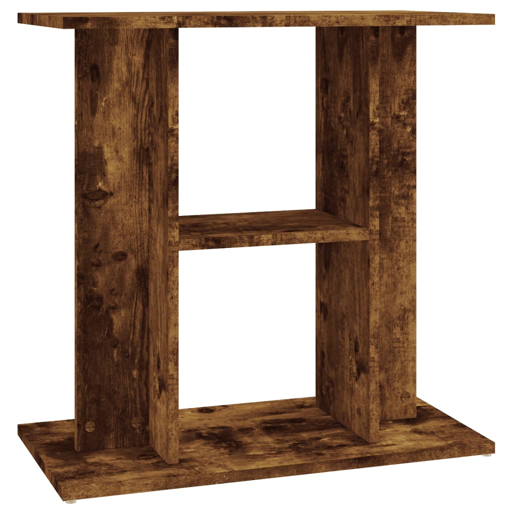 Supporto Acquario 60x30x60 cm in Legno Multistrato Rovere Fumo