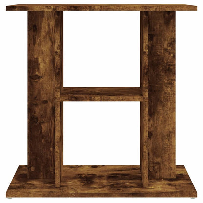 Supporto Acquario 60x30x60 cm in Legno Multistrato Rovere Fumo