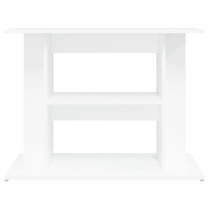Supporto per Acquario 80x35x60 cm in Legno Multistrato Bianco