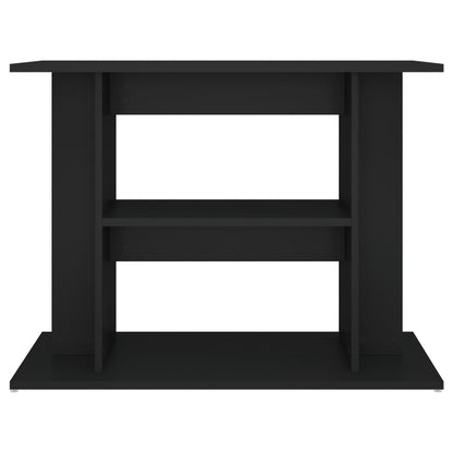 Supporto per Acquario 80x35x60 cm in Legno Multistrato Nero