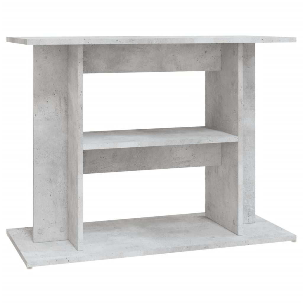 Supporto Acquario 80x35x60 cm Legno Multistrato Grigio Cemento