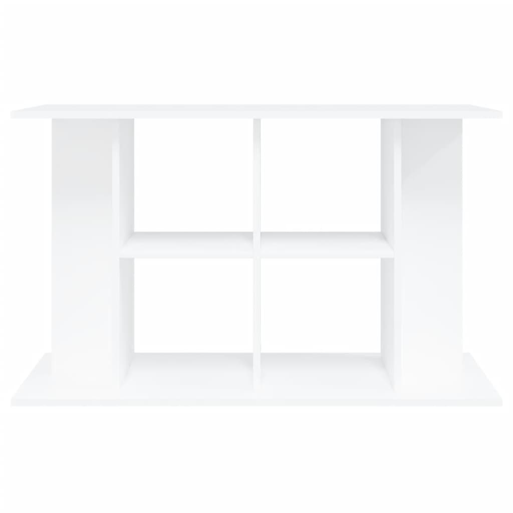 Supporto per Acquario 100x40x60 cm in Legno Multistrato Bianco