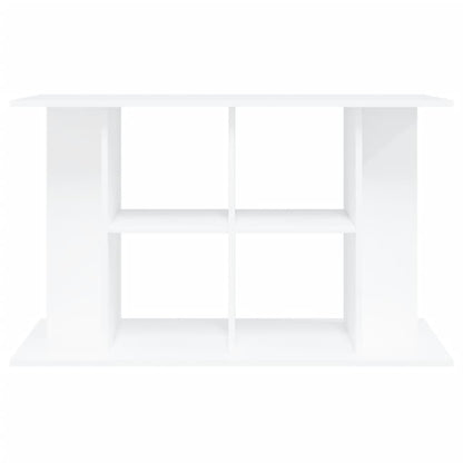 Supporto per Acquario 100x40x60 cm in Legno Multistrato Bianco