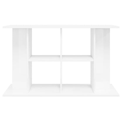 Supporto Acquario 100x40x60cm Legno Multistrato Bianco Lucido