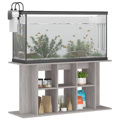 Supporto Acquario 120x40x60 cm Legno Multistrato Grigio Sonoma