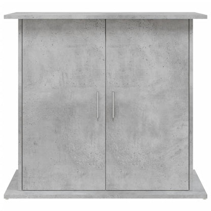 Supporto per acquario in cemento grigio 81x36x73 cm in legno ingegnerizzato