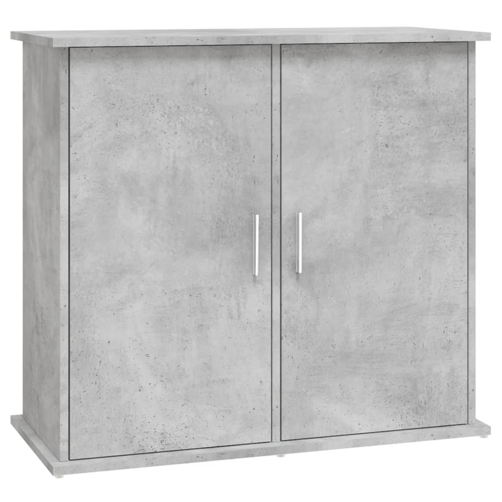Supporto Acquario 81x36x73 cm Legno Multistrato Grigio Cemento