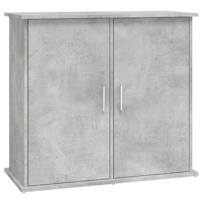 Supporto Acquario 81x36x73 cm Legno Multistrato Grigio Cemento