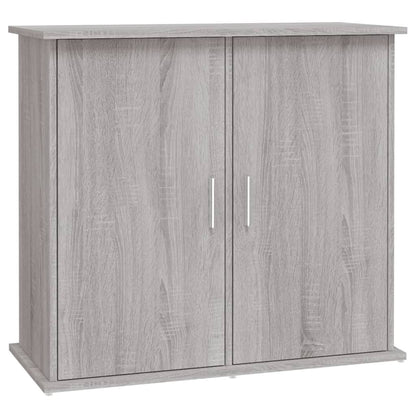 Supporto Acquario 81x36x73cm in Legno Multistrato Grigio Sonoma