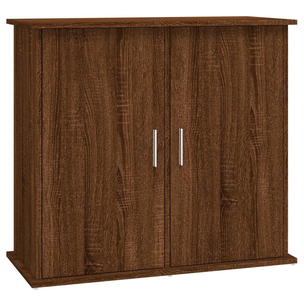 Supporto Acquario 81x36x73 cm Legno Multistrato Rovere Marrone
