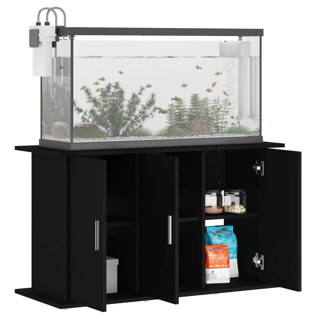 Supporto per Acquario 101x41x58 cm in Legno Multistrato Nero