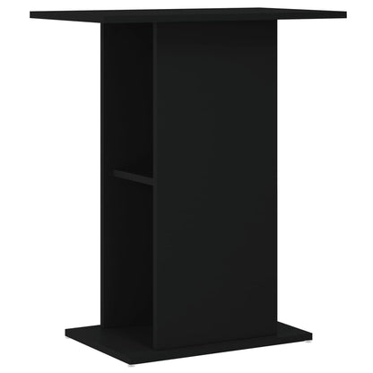 Supporto per Acquario Nero 60,5x36x72,5 cm in Legno Multistrato