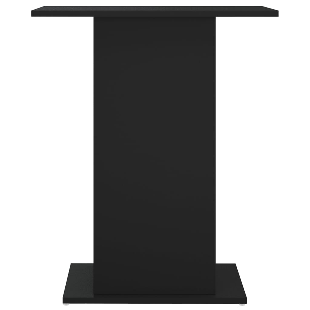 Supporto per Acquario Nero 60,5x36x72,5 cm in Legno Multistrato