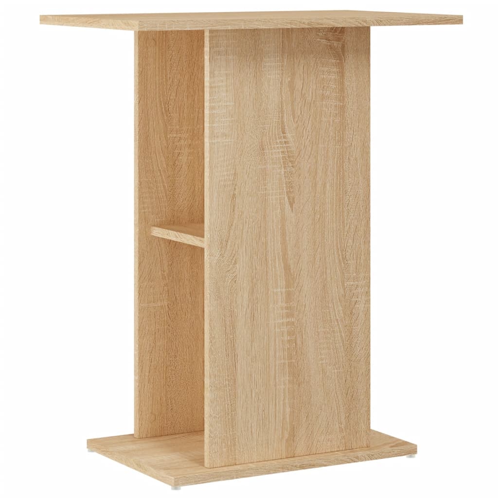 Supporto per Acquario 60,5x36x72,5 cm Multistrato Rovere Sonoma