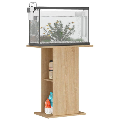 Supporto per Acquario 60,5x36x72,5 cm Multistrato Rovere Sonoma