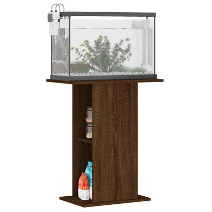 Supporto per Acquario 60,5x36x72,5cm Multistrato Rovere Marrone