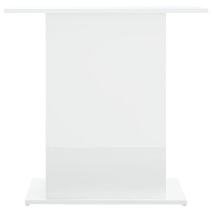 Supporto Acquario 75x36x72,5 cm Legno Multistrato Bianco Lucido