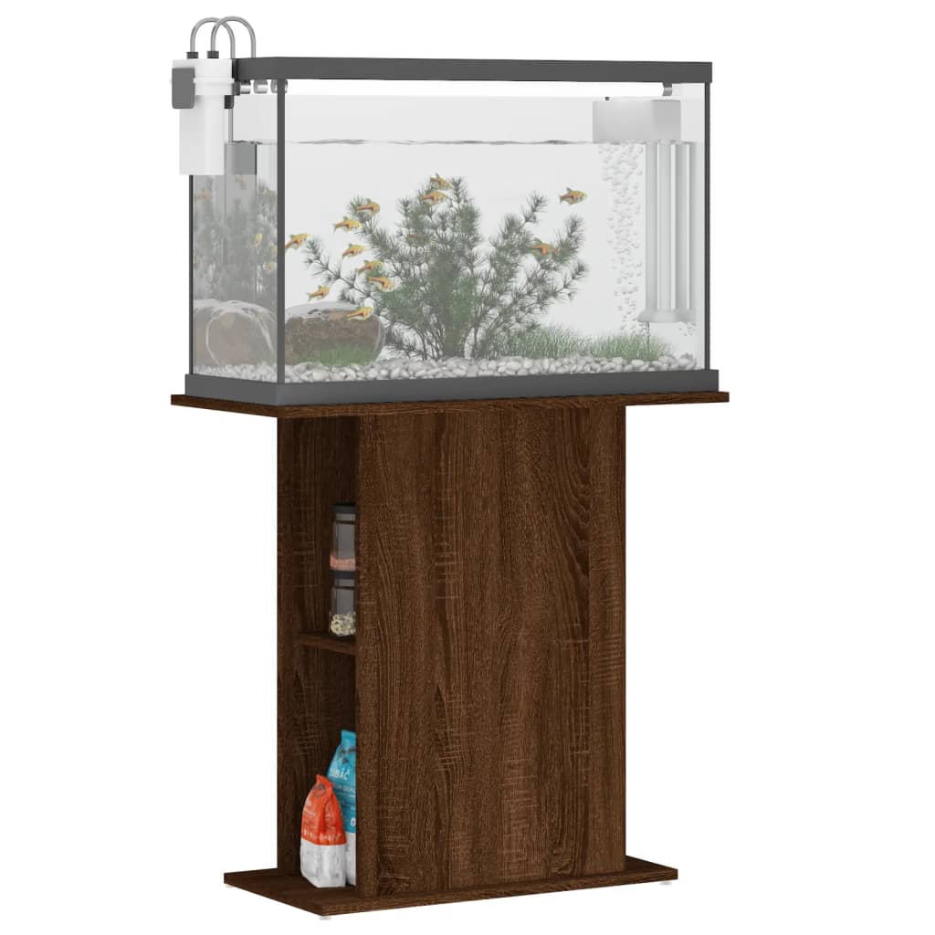 Supporto per Acquario 75x36x72,5 cm Multistrato Rovere Marrone