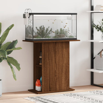 Supporto per Acquario 75x36x72,5 cm Multistrato Rovere Marrone
