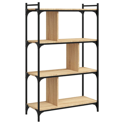 Libreria Rovere Sonoma 4 Ripiani 76x32x123 cm Legno Multistrato