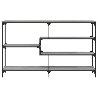 Tavolo Consolle Grigio Sonoma 160x32x95 cm in Legno Multistrato