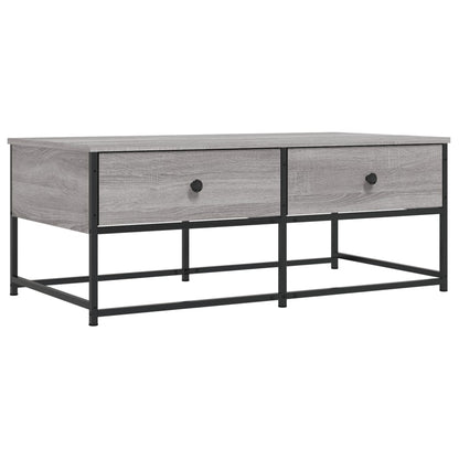 Tavolino da Salotto Grigio Sonoma 100x51x40cm Legno Multistrato
