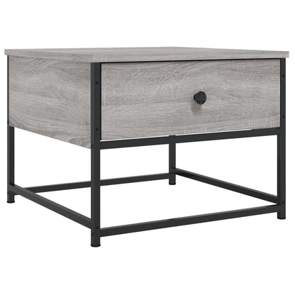 Tavolino da Salotto Grigio Sonoma 51x51x40 cm Legno Multistrato