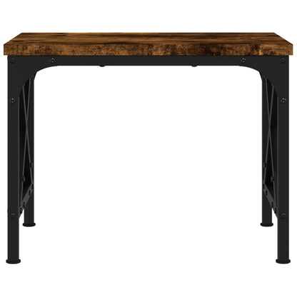 Supporto Stampante Rovere Fumo 40x30x31 cm Legno Multistrato