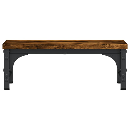 Supporto per Monitor Rovere Fumo 37x23x14cm Legno Multistrato
