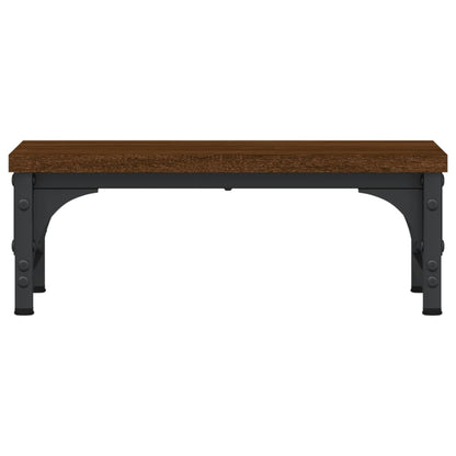 Supporto Monitor Rovere Marrone 37x23x14cm Legno Multistrato