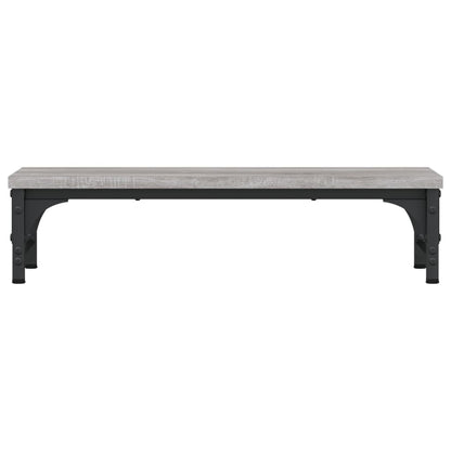Supporto per Monitor Grigio Sonoma 55x23x14cm Legno Multistrato