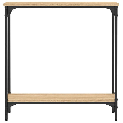 Tavolino Consolle Rovere Sonoma 75x22,5x75cm Legno Multistrato