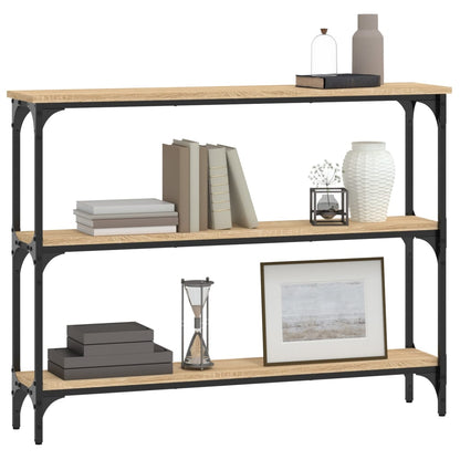 Tavolino Consolle Rovere Sonoma 100x22,5x75cm Legno Multistrato