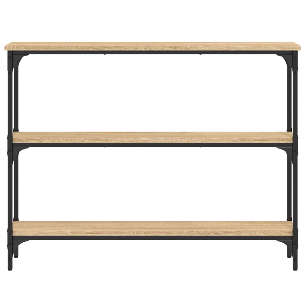 Tavolino Consolle Rovere Sonoma 100x22,5x75cm Legno Multistrato