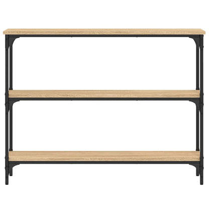 Tavolino Consolle Rovere Sonoma 100x22,5x75cm Legno Multistrato