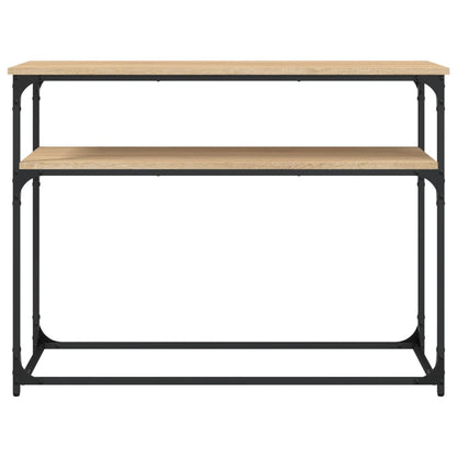 Tavolino Consolle Rovere Sonoma 100x35,5x75cm Legno Multistrato