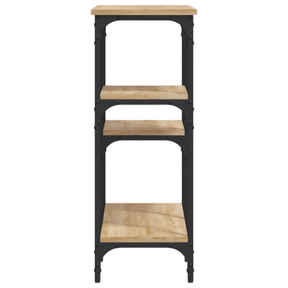 Tavolo Consolle Rovere Sonoma 80x29x75 cm Legno Agglomerato