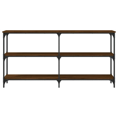 Tavolino Consolle Rovere Marrone 150x29x75 cm Legno Multistrato