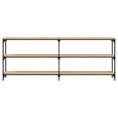Tavolo Consolle Rovere Sonoma 200x29x75 cm in Legno Multistrato