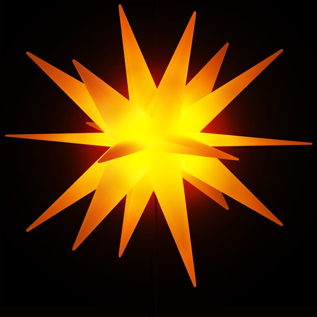 Luci di Natale con Picchi e LED 3 pz Pieghevoli Gialle 35 cm