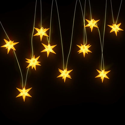 Luci di Natale 10 LED Gialle 10 cm